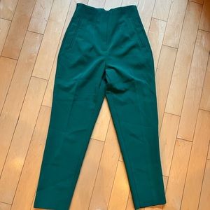 Zara emerald green pants - size small
